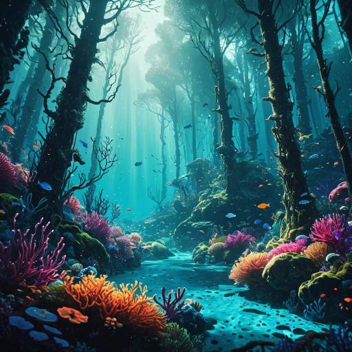 Magical Underwater Forest Adventure