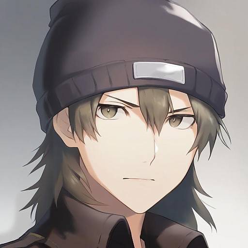 Illustration of Aragaki shinjirou, persona in the style of H2so4