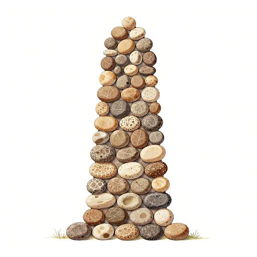 Pebble Fabric Effect Monument Design