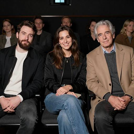 Theater Scene with Diverse Audience