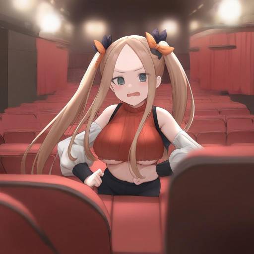 Angry Anime Girl in Theater