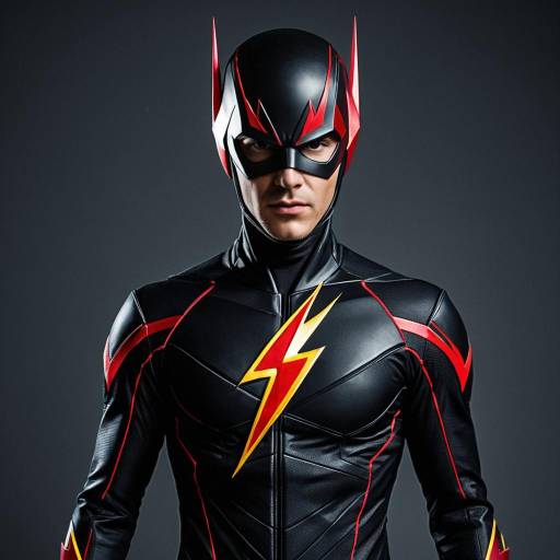 Menacing Black Flash Cosplay Costume Design