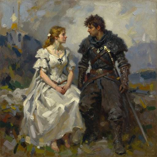 Impressionistic Malenia Elden Ring Portrait