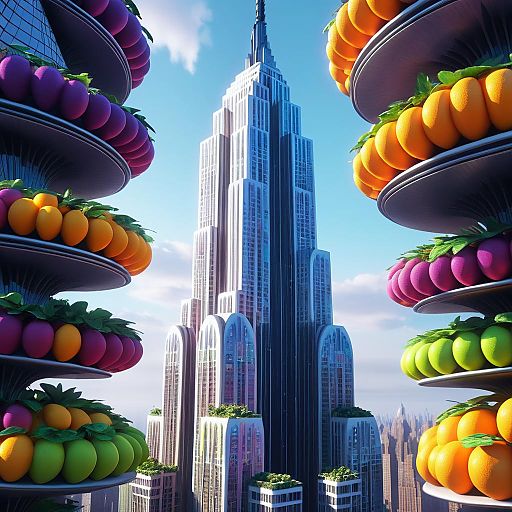 Surreal Psychedelic Architecture in 4K Surreal Psychedelic Architecture in 4K