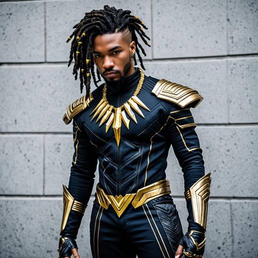 Elegant Killmonger Cosplay Outfit Design