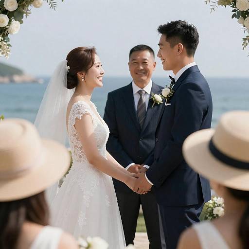 Joyful Beach Wedding Celebration Snapshot