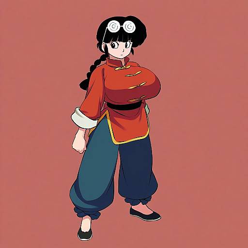 Illustration of Mousse (ranma 1/2), ranma 1/2 in the style of Oda takayuki