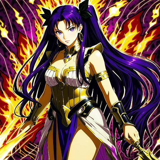 Illustration of Ishtar (fire emblem), fire emblem in the style of Kagami hirotaka