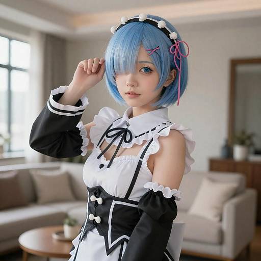 Photorealistic Rem in Living Room