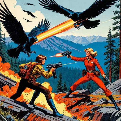 Epic 1970s Comic Showdown in Redwood Ridge