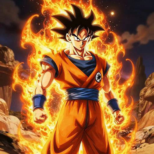 Goku and Gohan Majestic Fusion Warrior
