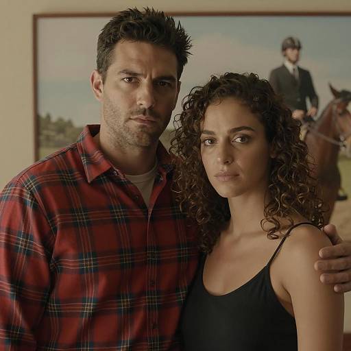 Intimate Indoor Portrait of a Couple