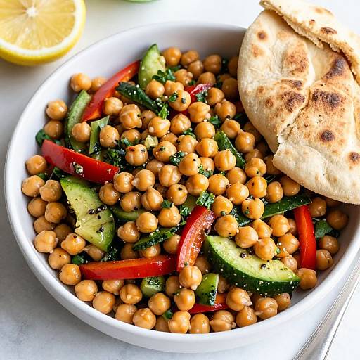Chic Middle Eastern Chickpea Salad