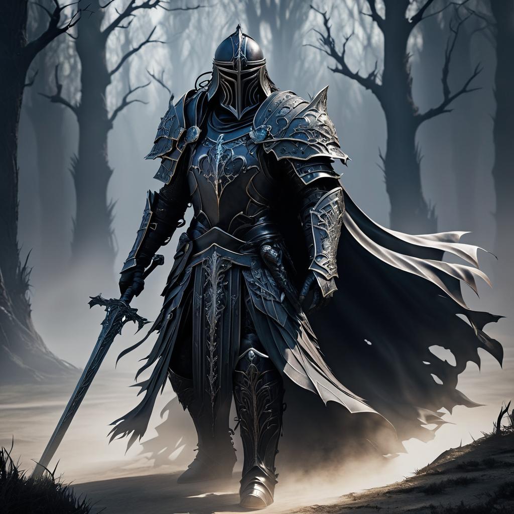 Wraith in Cursed Battlefield of Shadows