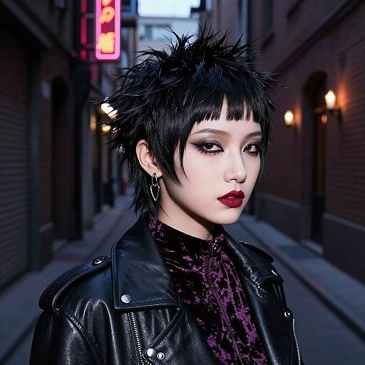 Avant-Garde Gothic Spiky Haircuts