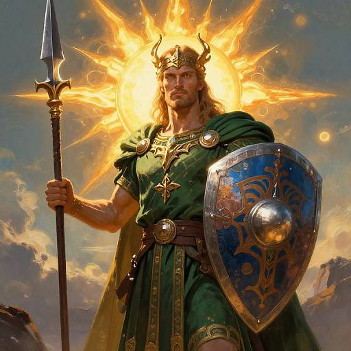 Lugh Celtic God of Sun and Justice