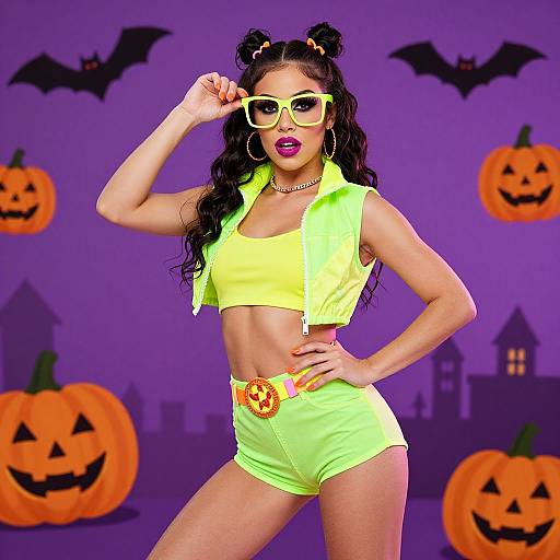 Retro 1980s Abby Lee Miller Costume