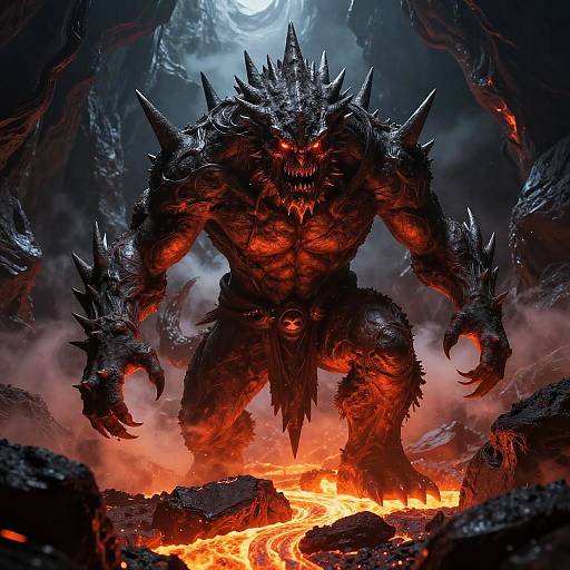 Nergigante in Volcanic Fantasy Realm