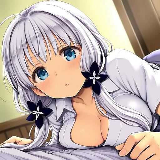 Illustration of Hamazura shiage, toaru majutsu no index in the style of Chikado