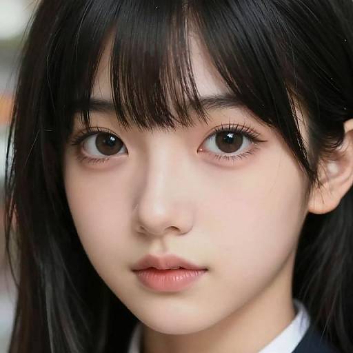 Anime to Realistic AI Face Transition