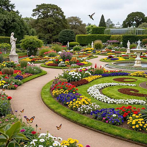 Summer Scene at Augusta Botanical Garden