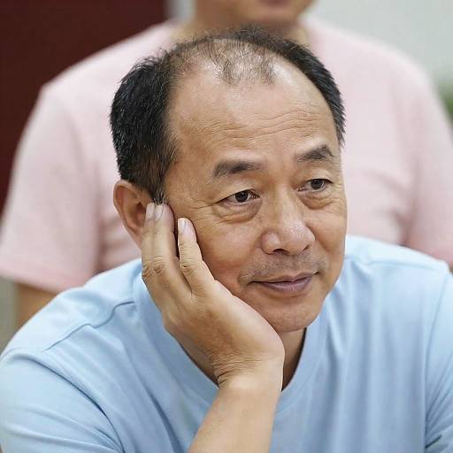 Casual Portrait of a Middle-Aged Man