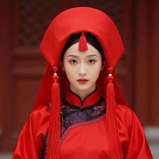 Woman in Traditional Chinese Dress