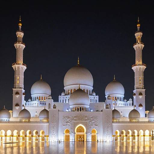 Bird's Eye View of Sharjah Mosque