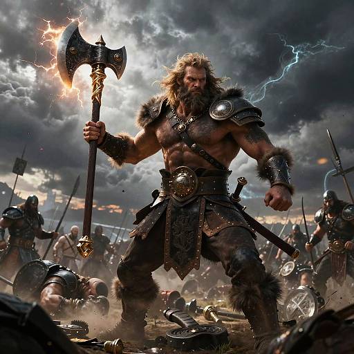 Perun Barbarian God of Thunder