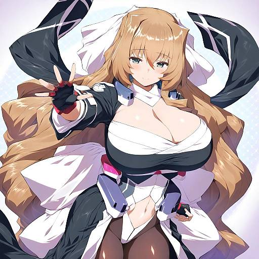 Illustration of Aoi kimi, kyoukaisenjou no horizon in the style of Sakimori dan