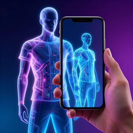 Futuristic X-Ray Clothes App Design