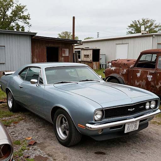 Muscle Car Spotting in Junkyard