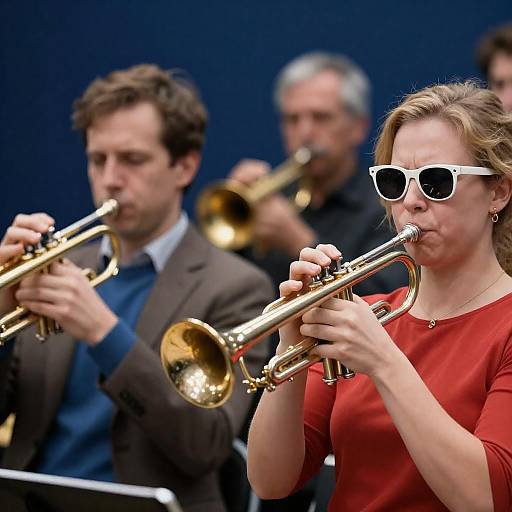 Dynamic Jazz Band in Action