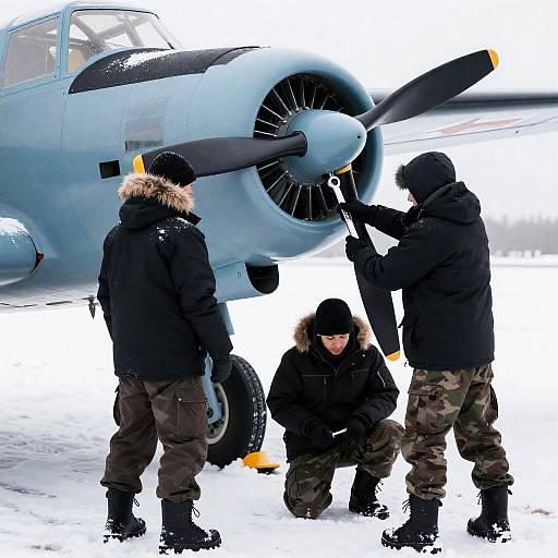 Winter Maintenance on Military Aircraft