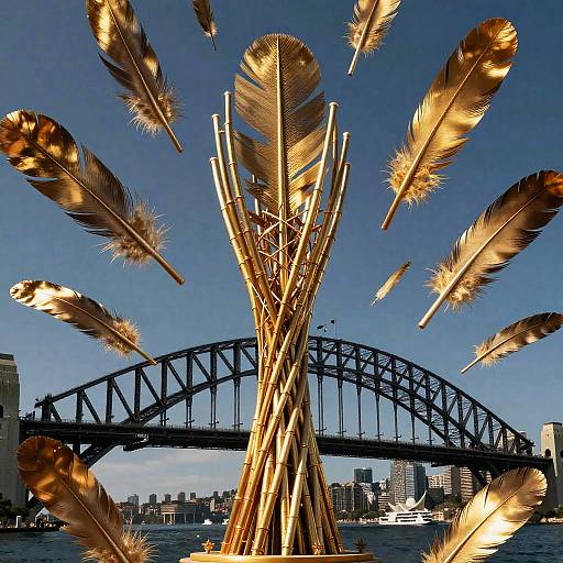 Surreal Psychedelic Architecture on Sydney Bridge