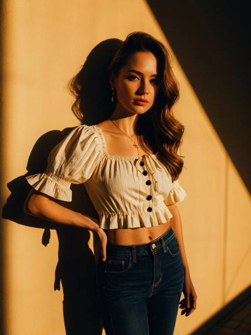 Chic Casual Outfit Styled Woman
