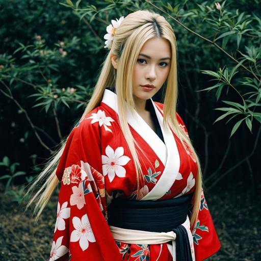 Realistic Lady Tsunade in Kimono Costume