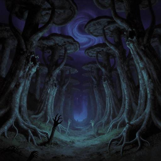 Eerie Subterranean Fungal Canyon