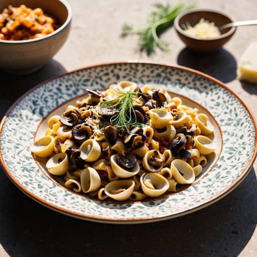 Hyper-Realistic Orecchiette Pasta Dish