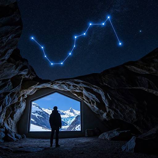 Stargazer and Big Dipper Glacier View