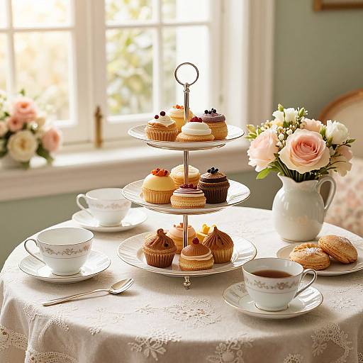 Elegant Vintage Kake Afternoon Tea