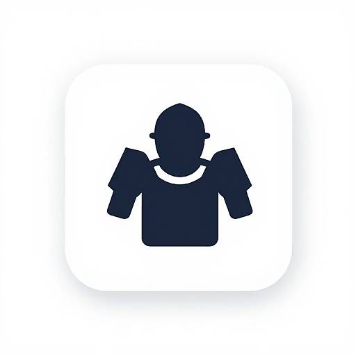 Minimalist Japan Knight App Logo