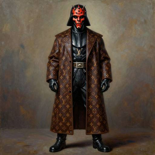 Darth Maul in Louis Vuitton Oil Painting