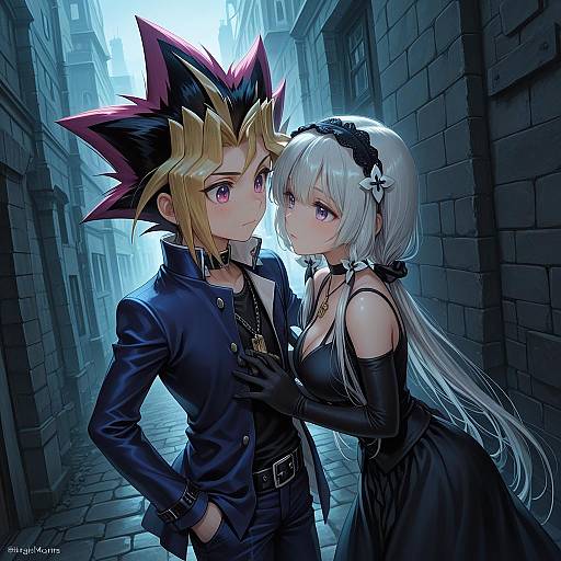 Illustration of Mutou yuugi, yu-gi-oh! in the style of Hagino kouta