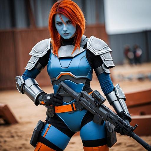 Wrecker Cosplay: Bold Blue and Orange
