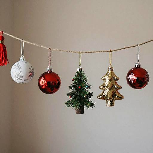 Festive Tassel Christmas Decorations