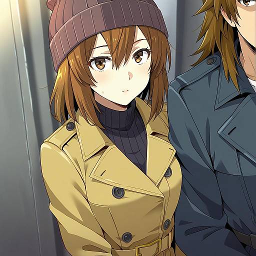 Illustration of Aragaki shinjirou, persona in the style of Shimouki izui