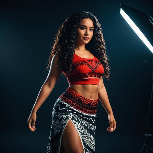 Moana Inspired Tribal Cosplay Outfit