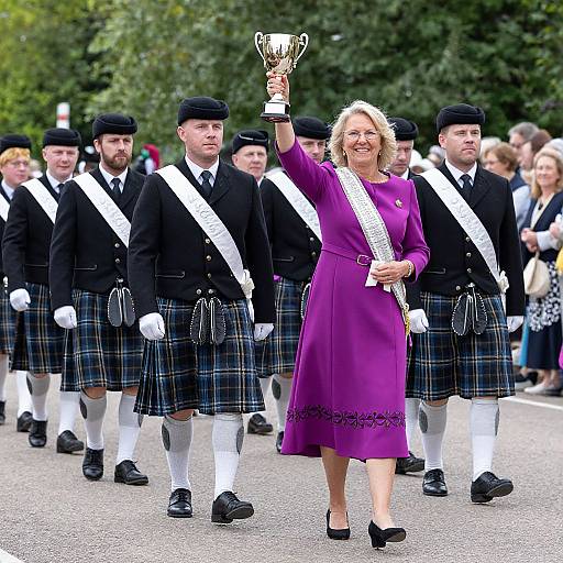 Highland Pageant at Blantyre Gala
