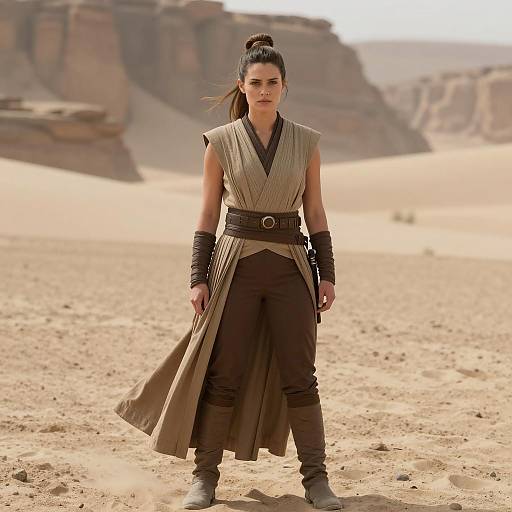 Rey Inspired Jedi Outfit in Desert
